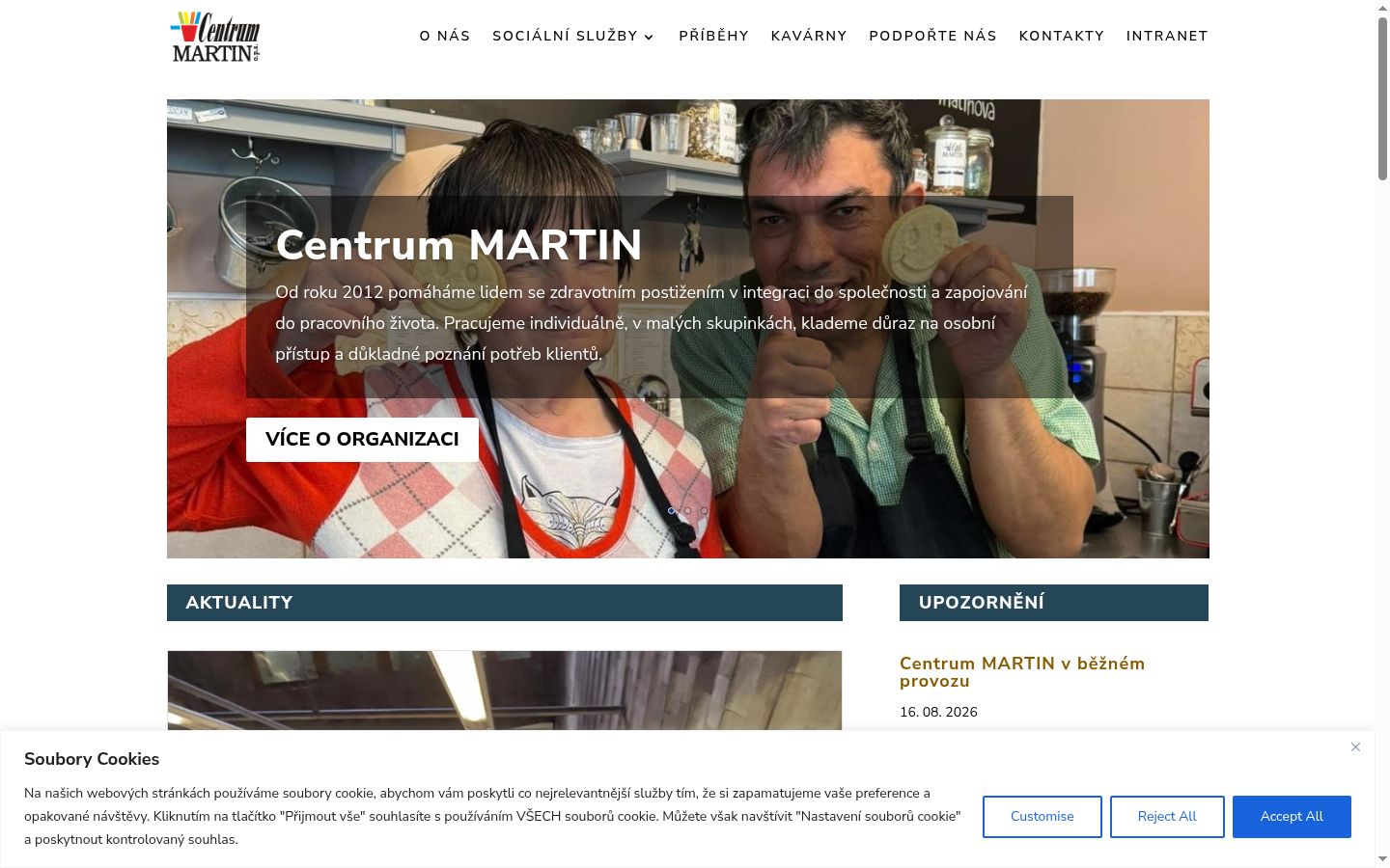 Screenshot tal-banner tal-kunsens muri qabel kwalunkwe interazzjoni