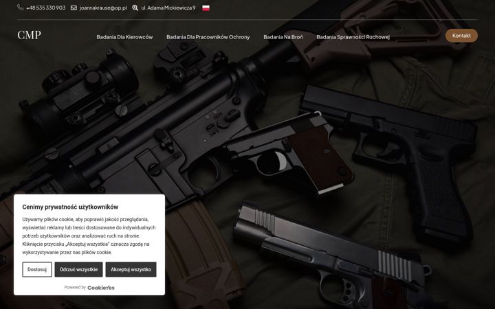 Screenshot of centrummedycynypracy.com