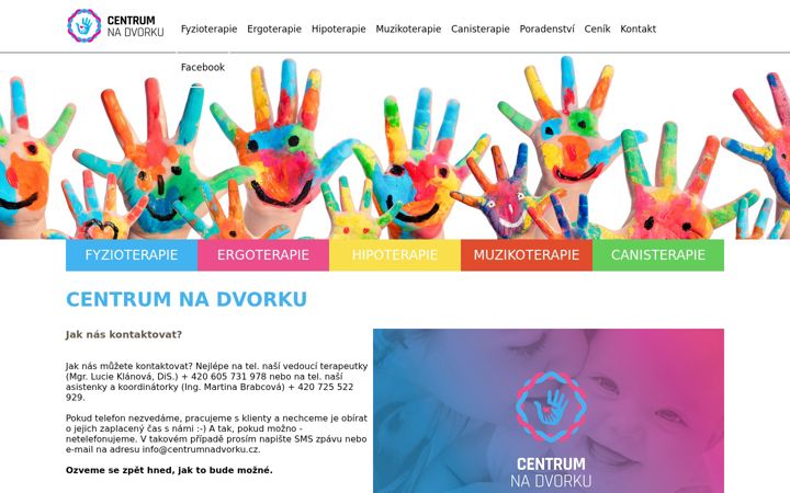 Screenshot of centrumnadvorku.cz