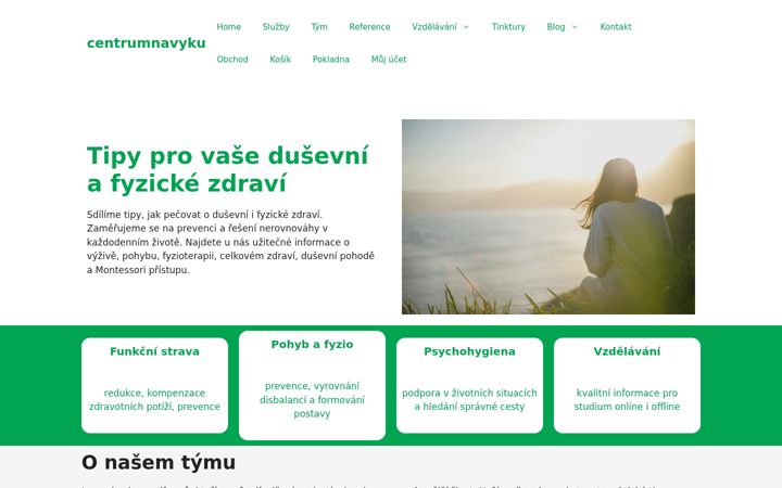 Screenshot ta' centrumnavyku.cz