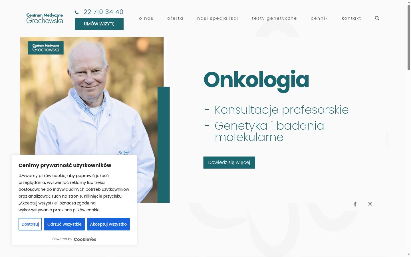 Snímka obrazovky banera súhlasu zobrazeného pred akoukoľvek interakciou