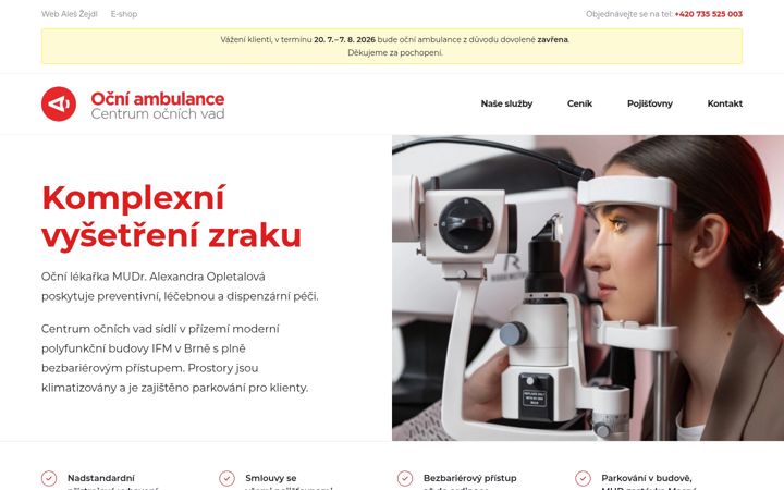 Screenshot ta' centrumocnichvad.cz