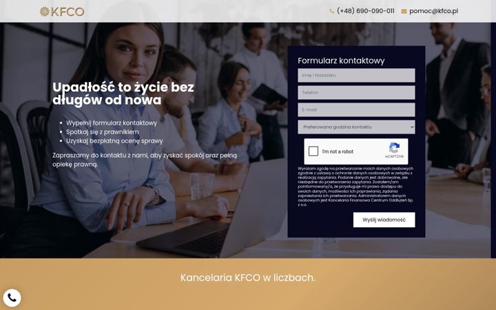 Captură de ecran a centrumoddluzen.pl