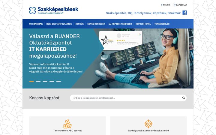 Screenshot του centrumoktatas.hu