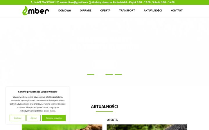 Captură de ecran a centrumopalu.com.pl