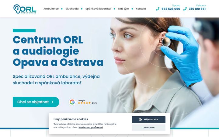 Screenshot ta' centrumorl.cz
