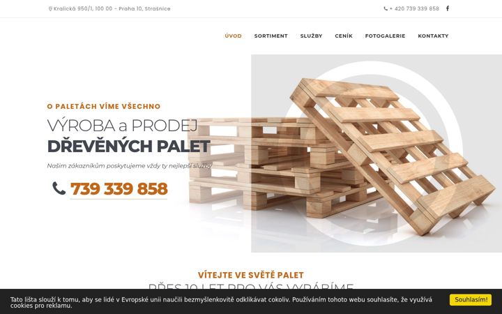 Screenshot ta' centrumpalet.cz