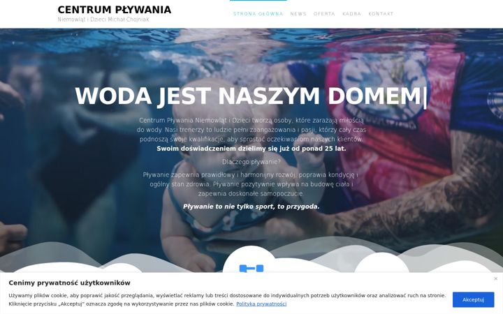 Captură de ecran a centrumplywania.pl