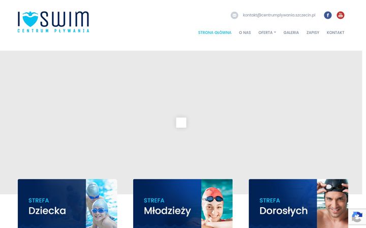 Captură de ecran a centrumplywania.szczecin.pl