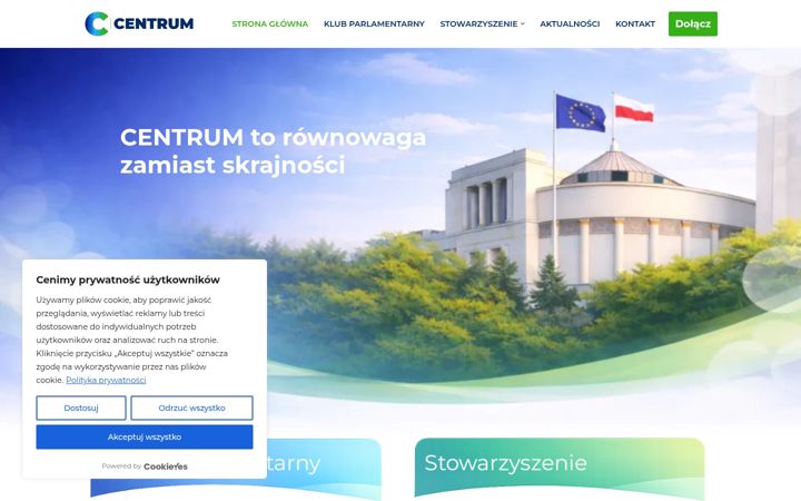 Screenshot of centrumpolska.eu
