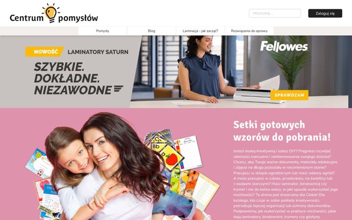 Screenshot of centrumpomyslow.pl