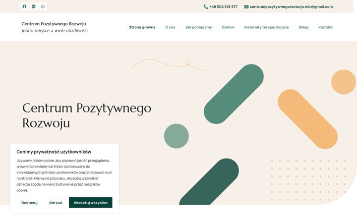 Zrzut ekranu centrumpozytywnegorozwoju.pl