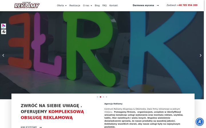 Screenshot of centrumreklamy.eu
