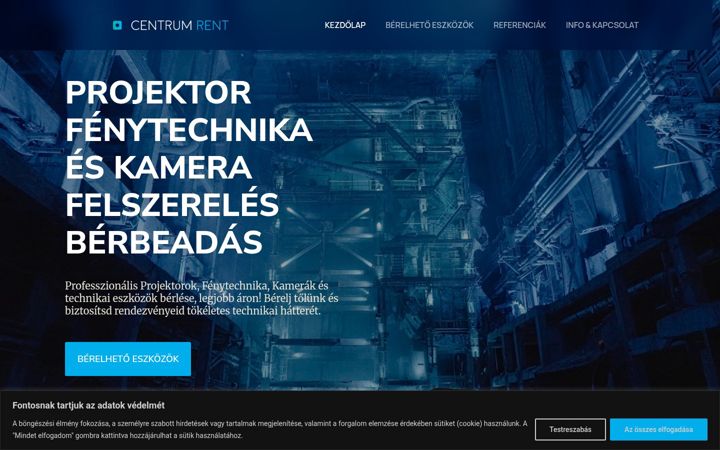 Screenshot του centrumrent.hu