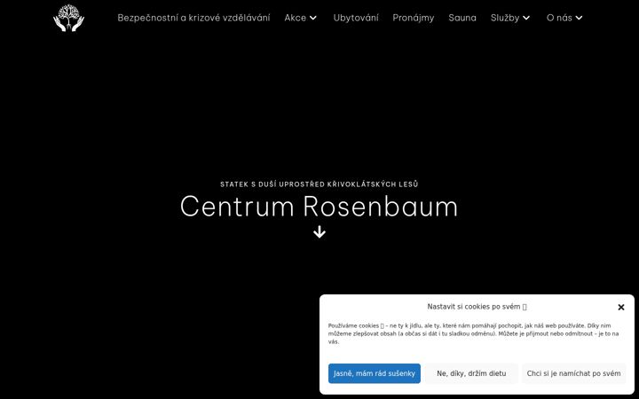 Screenshot ta' centrumrosenbaum.cz
