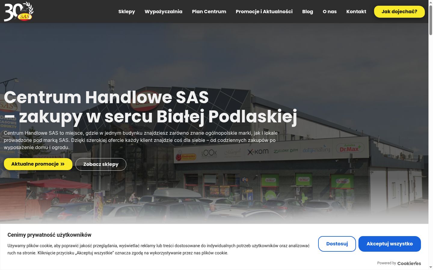 Snímka obrazovky banera súhlasu zobrazeného pred akoukoľvek interakciou
