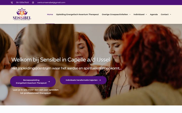 Ekraanipilt saidist centrumsensibel.nl