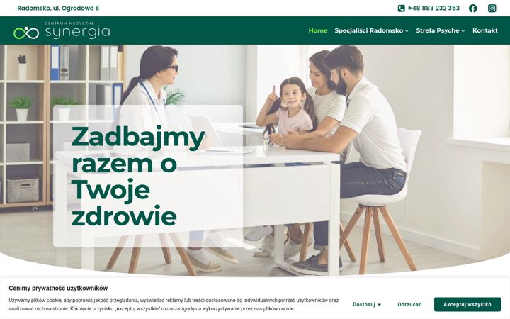 Screenshot of centrumsynergia.com
