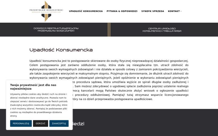 Captură de ecran a centrumupadlosciowe.pl