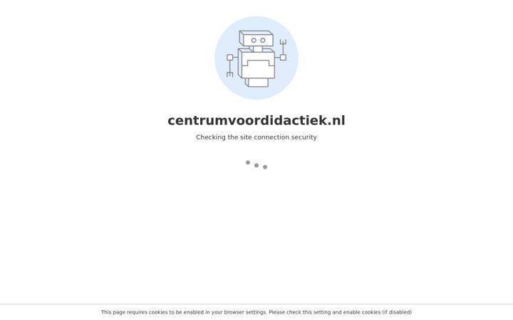 Screenshot of centrumvoordidactiek.nl