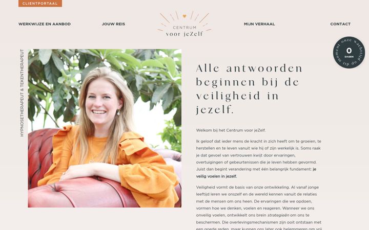Ekraanipilt saidist centrumvoorjezelf.nl