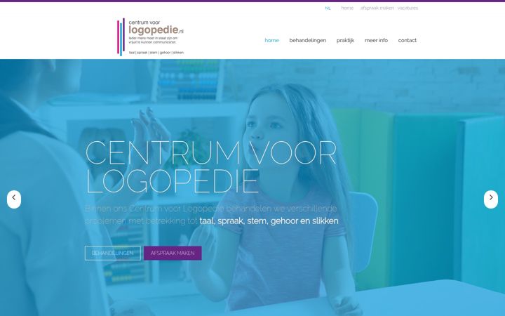 Posnetek zaslona centrumvoorlogopedie.nl