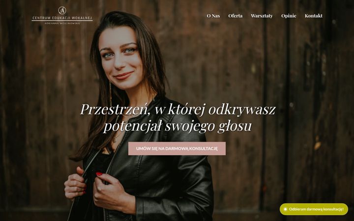 Skärmbild av centrumwokalne.pl
