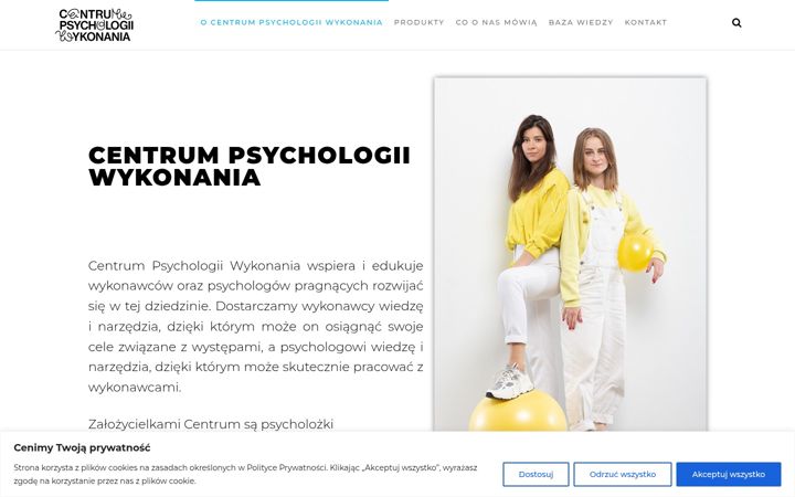Skärmbild av centrumwykonania.pl