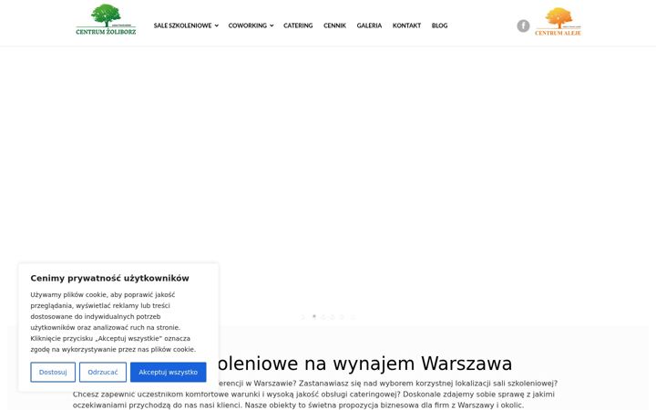 Skärmbild av centrumzoliborz.pl