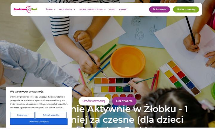 Skärmbild av centrumzosi.pl