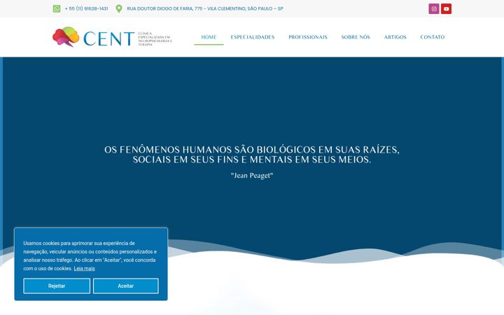 Screenshot von centsaude.com.br