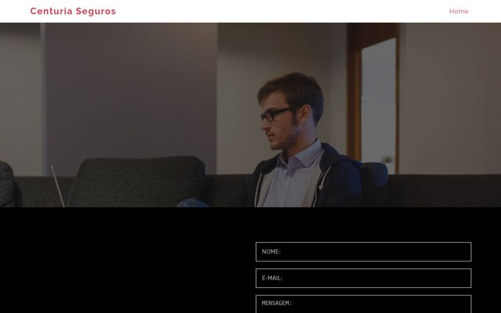 Screenshot von centuriaseguros.com.br