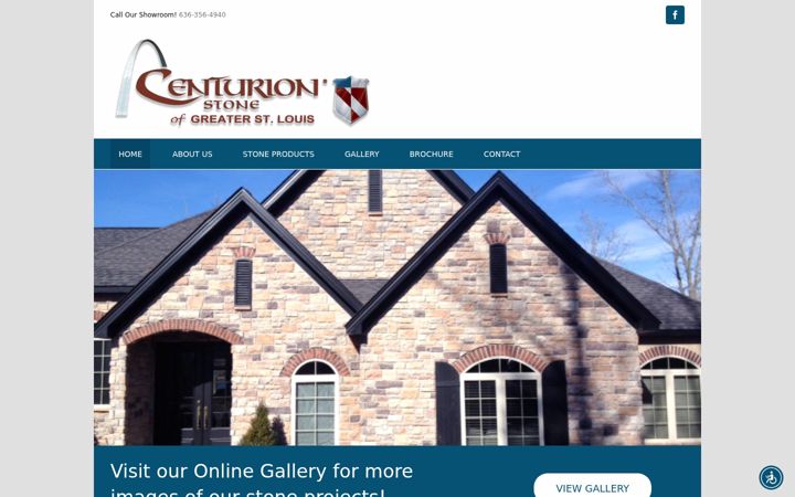 Screenshot of centurionstonestl.com
