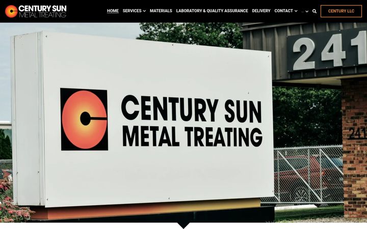 Screenshot of century-sun.com