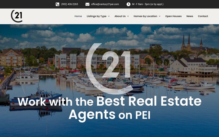 Screenshot of century21pei.com