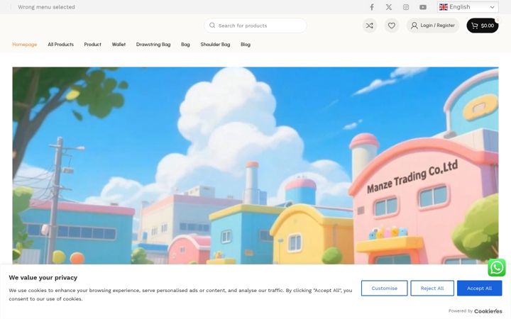 Screenshot of centuryanime.com