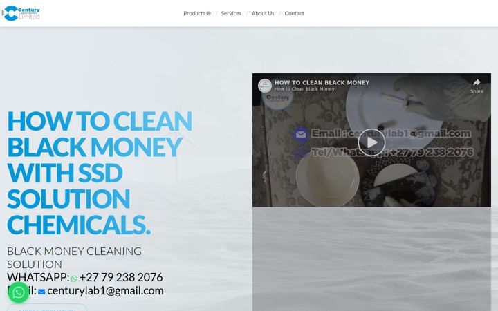 Screenshot of centurylabo.com