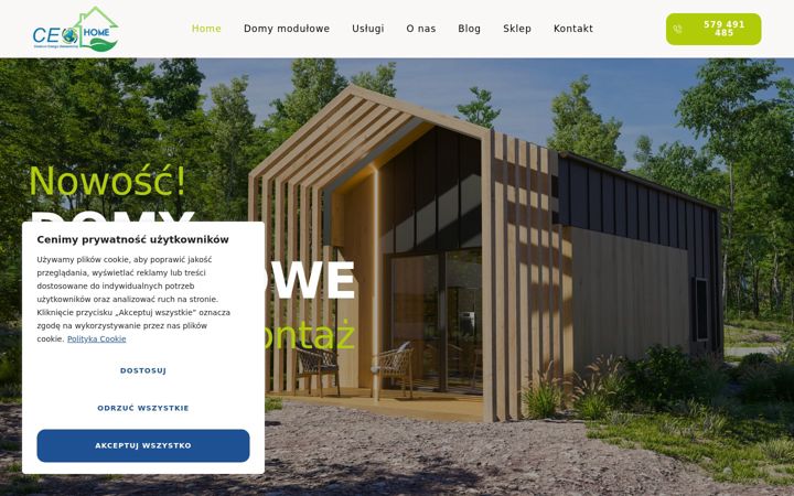 Skärmbild av ceo-home.pl