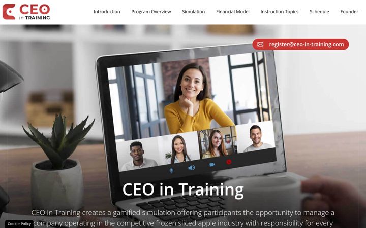 Screenshot of ceo-in-training.com