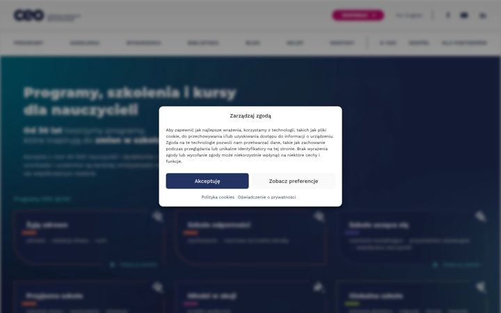Screenshot of ceo.org.pl