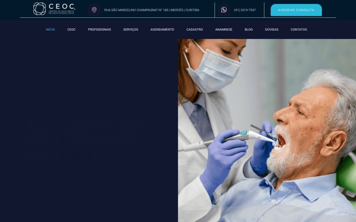 Screenshot von ceocodontologia.com.br