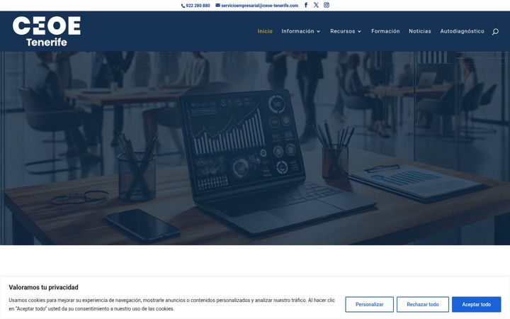 Ekrānuzņēmums no ceoetfeprlweb.es