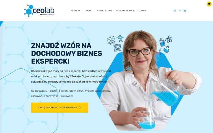 Skärmbild av ceolab.pl