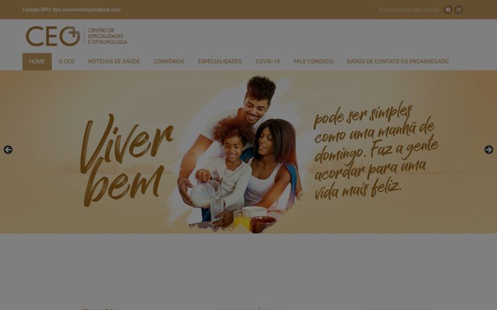 Screenshot von ceomineiros.com.br