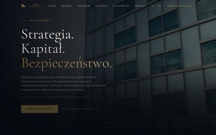 Skärmbild av ceopartners.pl