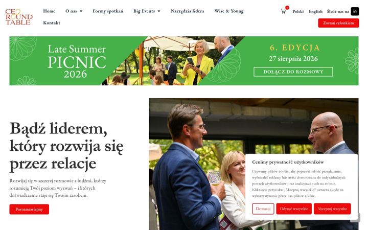 Skärmbild av ceoroundtable.pl
