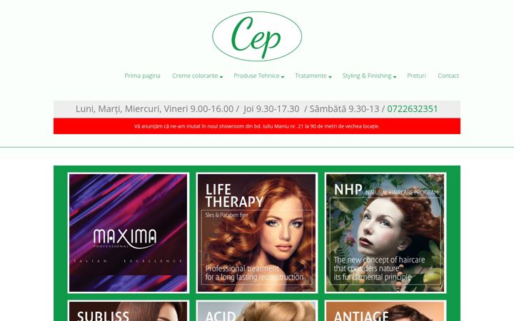 Captura de pantalla de cep.ro