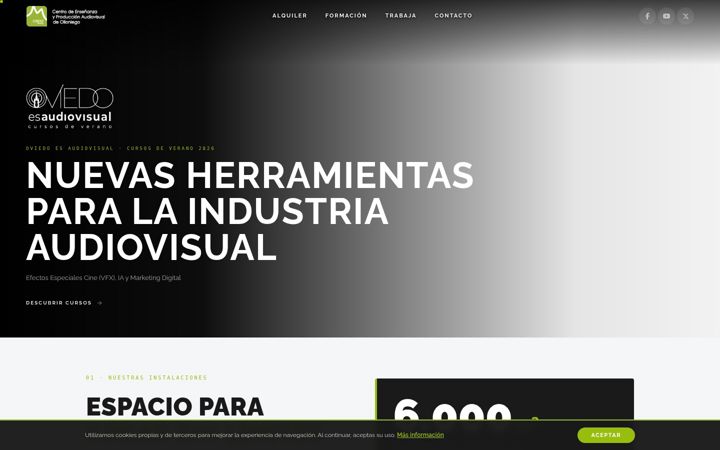 Screenshot of cepa-olloniego.com