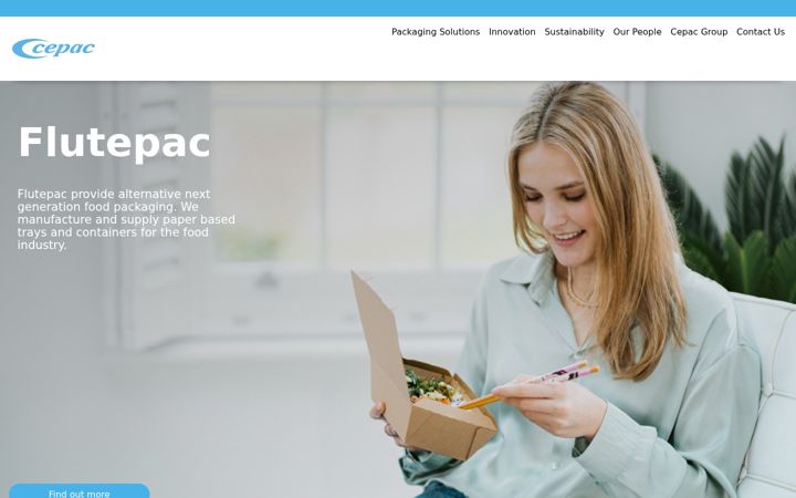 Screenshot von cepac.co.uk