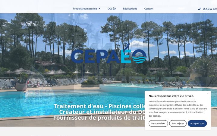 Screenshot ta' cepaeo.fr